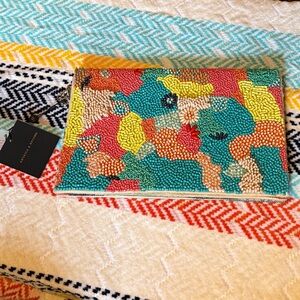 Colorful Beaded Clutch